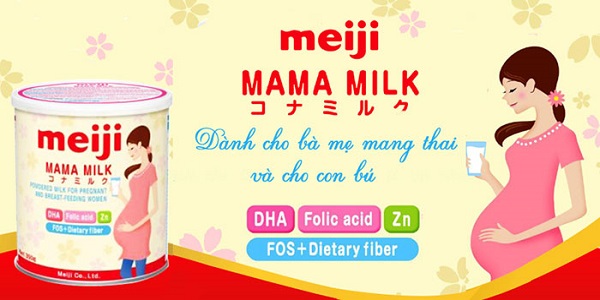 Sữa cho mẹ mang thai và cho con bú Meiji Mama nhập khẩu